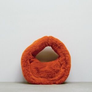 Zara faux fur handbag